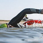 Xerxes Platteeuw Wielingendoortocht 2023 Open water swimming De Haan